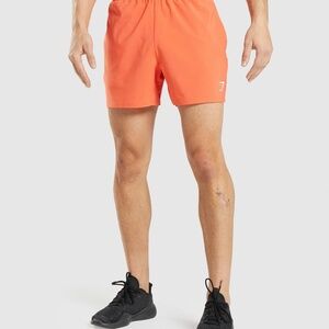 Gym Shark Arrival5" Shorts. (papaya Orange)